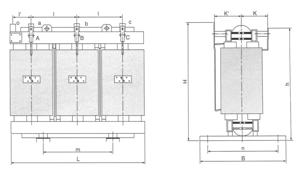 Epoxy Resin All Copper Dry Type Transformer